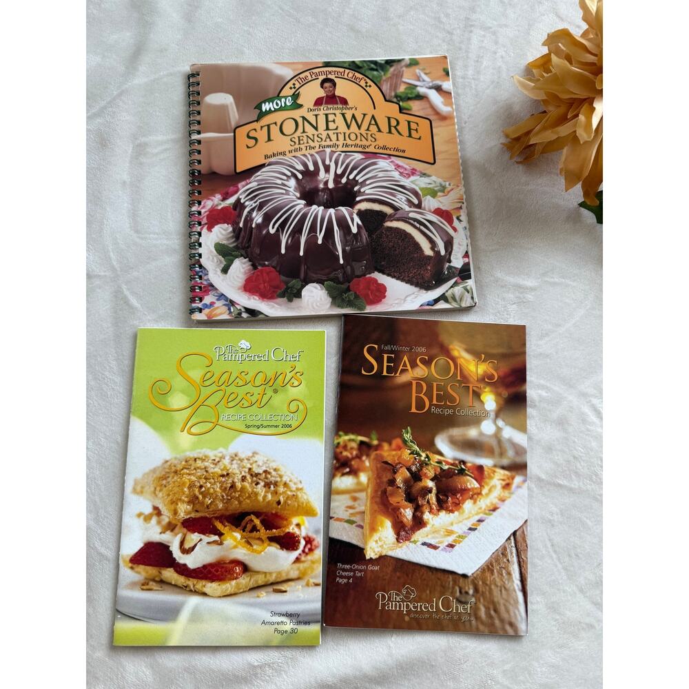 Pampered Chef Stoneware Sensations Cookbook